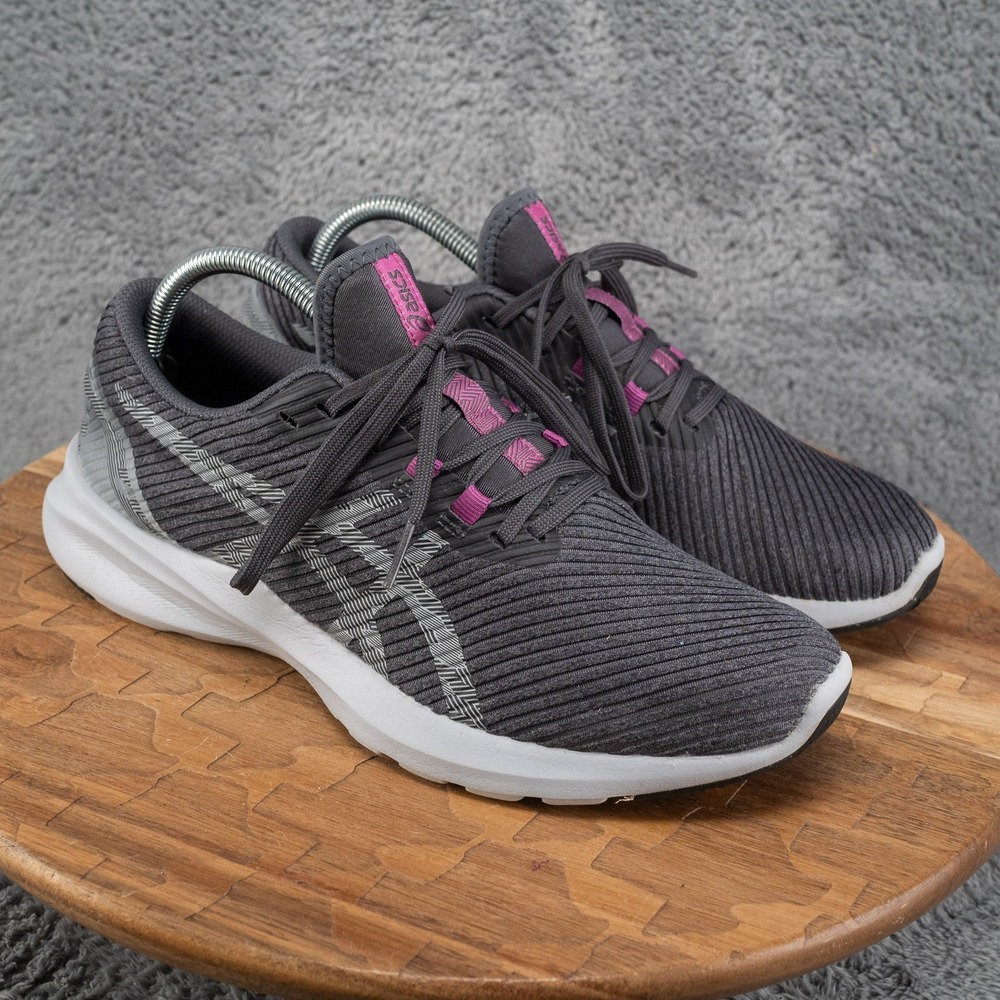 Size 9.5 - Asics Versablast Running Shoes Women's Gray Sneakers 1012A835 *READ*